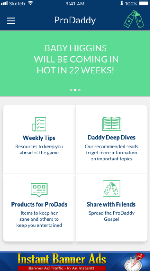 PRODADDY - PREGNANCY APP FOR DADS
